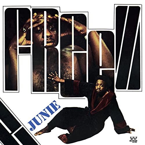 Album cover for Junie’s “Freeze” featuring a person in a robe.