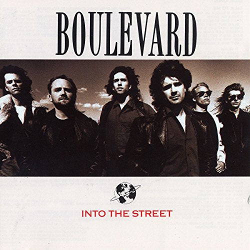 CD cover for Boulevard’s “Into the Street” featuring a band portrait.