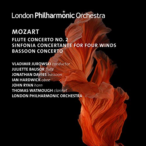 CD case featuring composer Mozart and conductor Jurowski, with a blue background.
