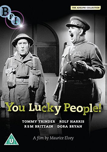 Black and white DVD cover featuring two men in military uniforms.