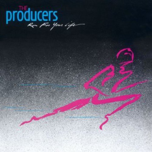 CD cover for “The Producers - Run For Your Life” with pink figure.