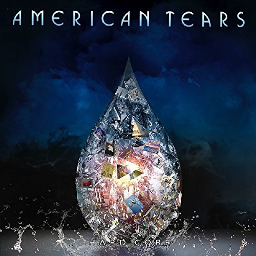 CD cover: a large teardrop filled with fragmented images and text.