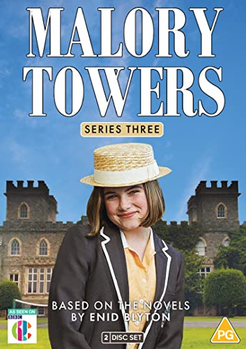 Malory Towers: Series 3" DVD cover featuring a girl in a school uniform.