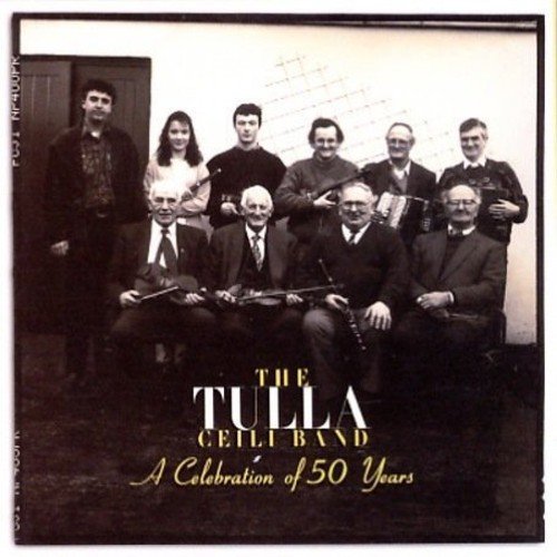 "CD cover with a black-and-white photo of a group of nine people."