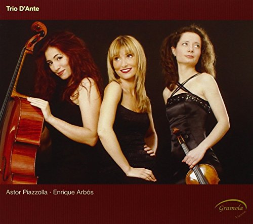 Three women with string instruments, CD cover for Trio D’Ante.