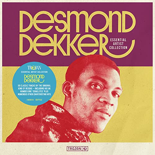 CD cover for Desmond Dekker's "Essential Artist Collection" featuring his portrait.