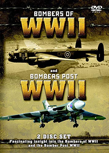 DVD cover featuring two bomber planes, with title "Bombers of WWII and Bombers Post WWII".