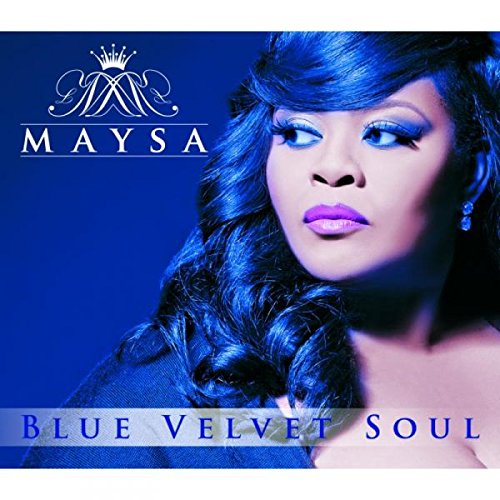 Maysa album cover, "Blue Velvet Soul", featuring a portrait of the singer.