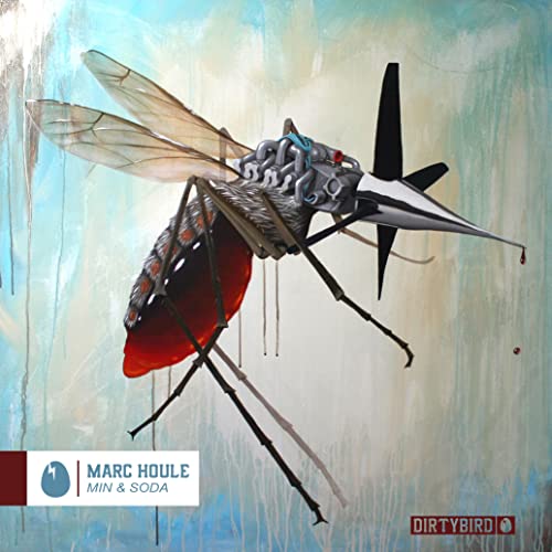 Album cover featuring a robotic insect with translucent wings against a blue background.
