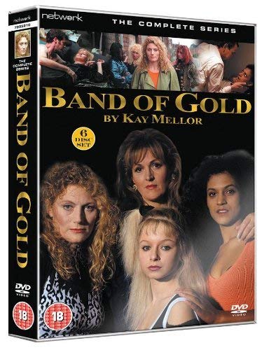 DVD cover for “Band Of Gold” featuring cast portraits and scenes.