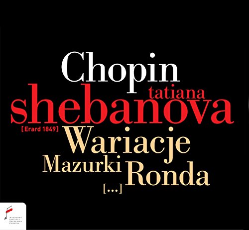 CD cover with “Chopin” and “Shebanova” names in large, stylized text.