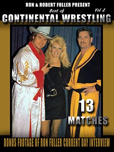 DVD cover featuring three people, a wrestler in a white robe, and text.
