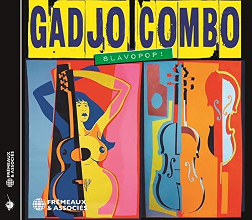 CD cover with abstract figures of a guitar and violin.