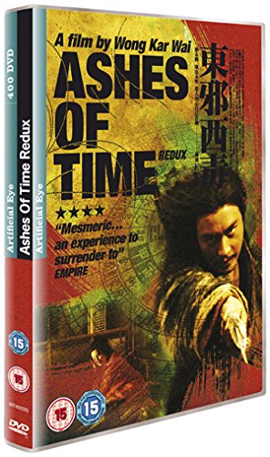 DVD cover for "Ashes Of Time Redux" featuring a warrior and compass.