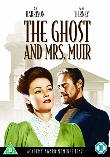 DVD cover art for The Ghost and Mrs. Muir featuring Rex Harrison and Gene Tierney.