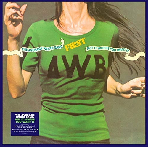 Album cover for Average White Band’s “Put It Where You Want It”, featuring a woman.