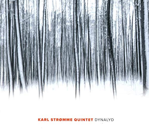 "Album cover featuring a snowy forest with 'Karl Stromme Quintet Dynalyd' text at the bottom."