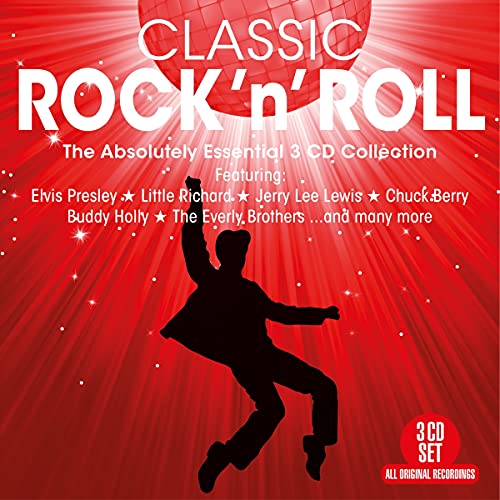 Red album cover for "Classic Rock 'n' Roll" 3CD set with silhouette.
