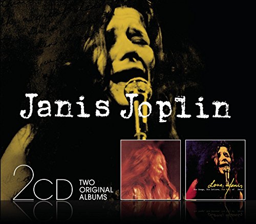Janis Joplin CD cover with performance photo and album art inserts.