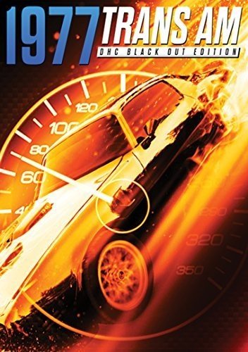 DVD cover featuring a white 1977 Trans Am car with a speedometer in the background.