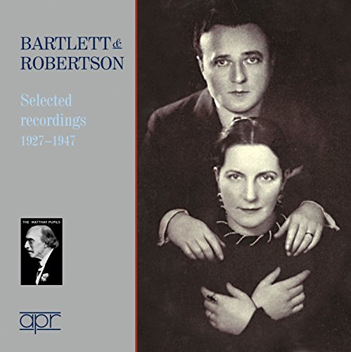 CD cover featuring black and white portraits of Bartlett & Robertson, 1927-1947.