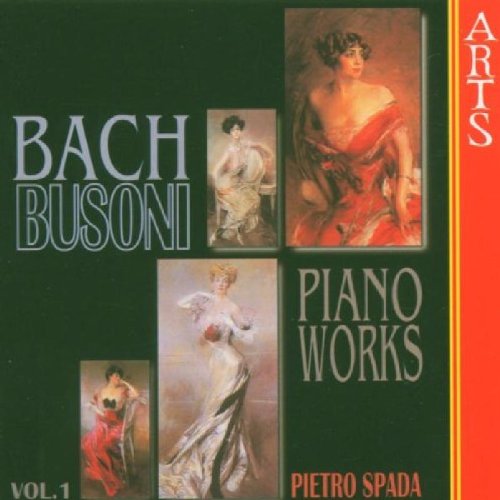 CD case cover with "Bach Busoni Piano Works" and four classical images.