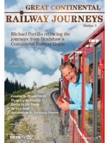 DVD cover for "Great Continental Railway Journeys" series one, with Michael Portillo.