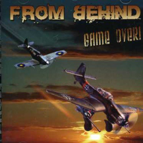 CD cover: World War II fighter planes in a fiery sky.