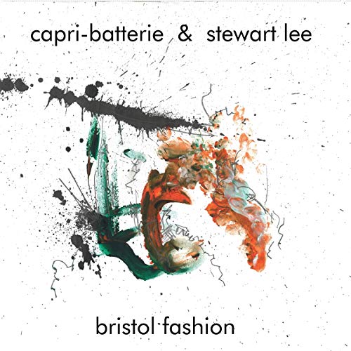 Vinyl record cover with abstract paint splatters and text: "Bristol fashion".