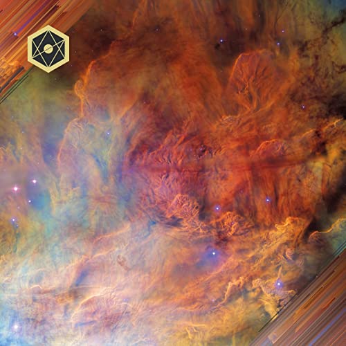 CD cover with abstract nebula image in shades of orange and blue.