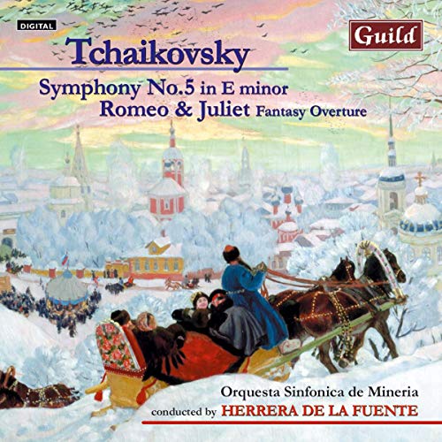 CD cover: winter scene with horse-drawn sleigh and Russian architecture.