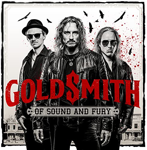 Goldsmith band album cover featuring three men with long hair and sunglasses.