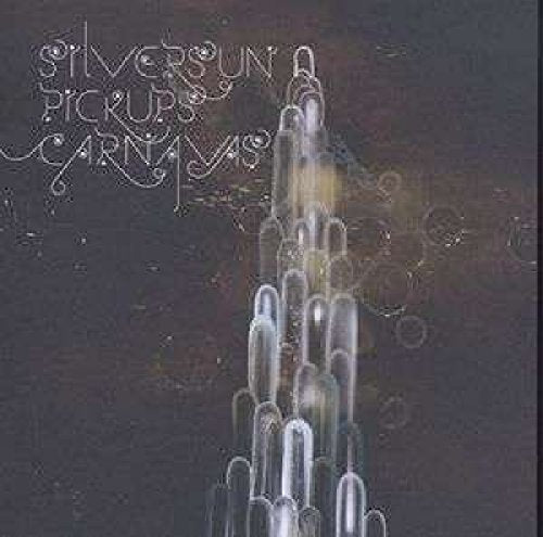 "Album cover with 'Silversun Pickups Carnavas' text and abstract glass-like design on dark background."