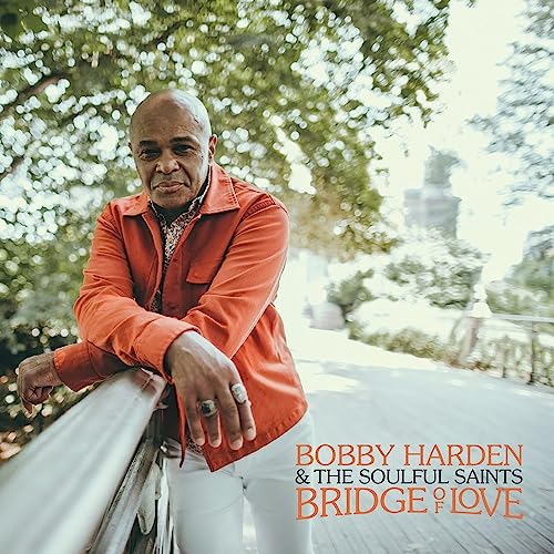 CD cover featuring Bobby Harden, a man in an orange jacket, outdoors.