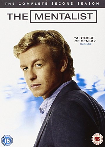 DVD cover for "The Mentalist Season 2" featuring a man in a dark jacket.