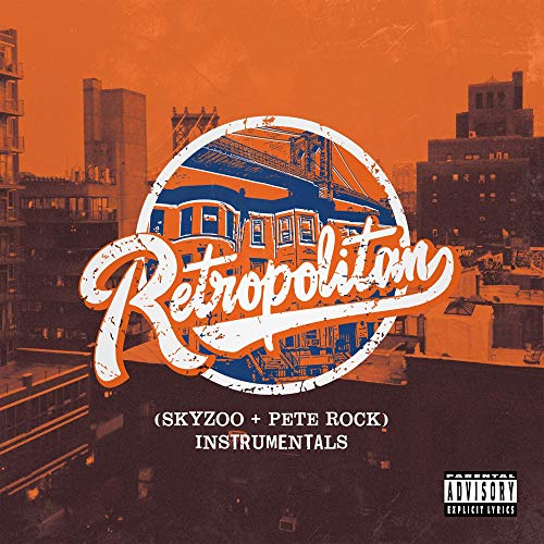 Vinyl album cover with "Retropolitan" title and cityscape background.