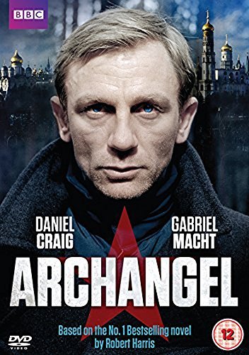 DVD cover for Archangel featuring a close-up of Daniel Craig against a Russian backdrop.
