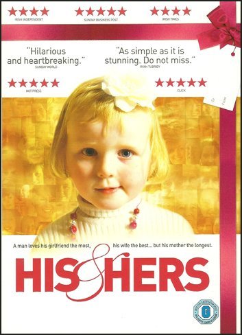 DVD cover for "His & Hers" featuring a young girl with a bow.