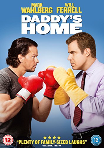 “Daddy’s Home” DVD cover featuring Mark Wahlberg and Will Ferrell boxing.