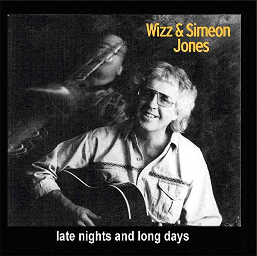 Black and white CD cover featuring two men with guitars.