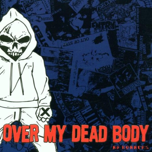 CD cover: hooded skeleton against a blue, collage-style background.