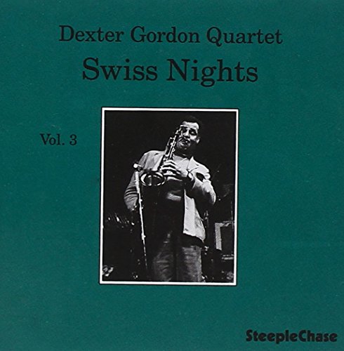 CD album cover with a black-and-white photo of a man playing saxophone on a green background.