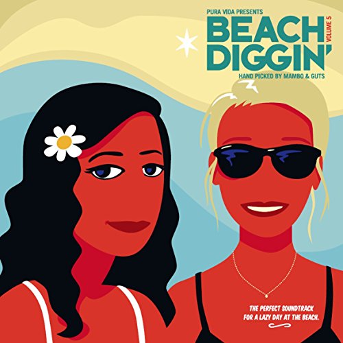 CD cover: stylized illustration of two women with sunglasses.