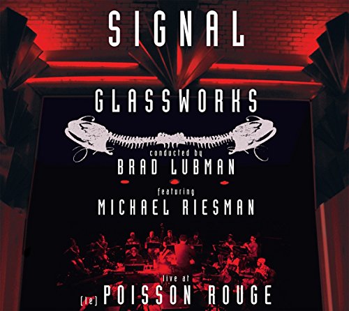 CD cover for "Signal/Glassworks" featuring a skeletal illustration and musicians.