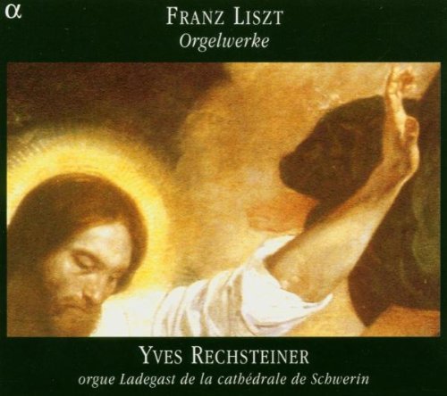 A CD cover featuring a painting of a man with a halo.