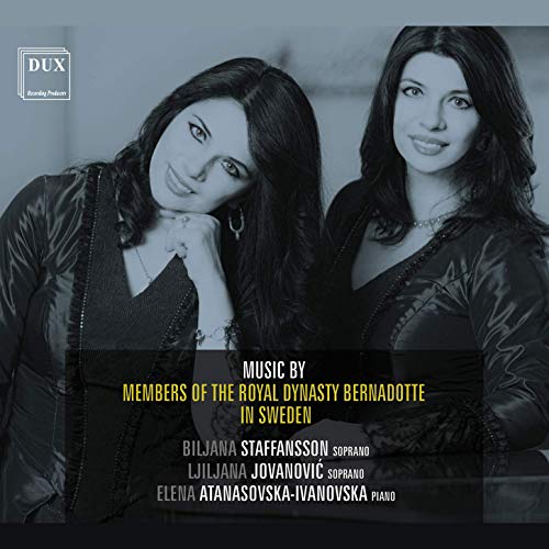 "CD cover with two women and text describing the album's content."
