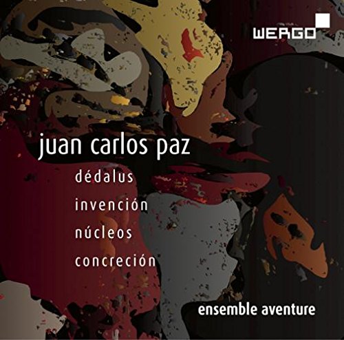 CD cover for "Dedalus" by Juan Carlos Paz, abstract art.