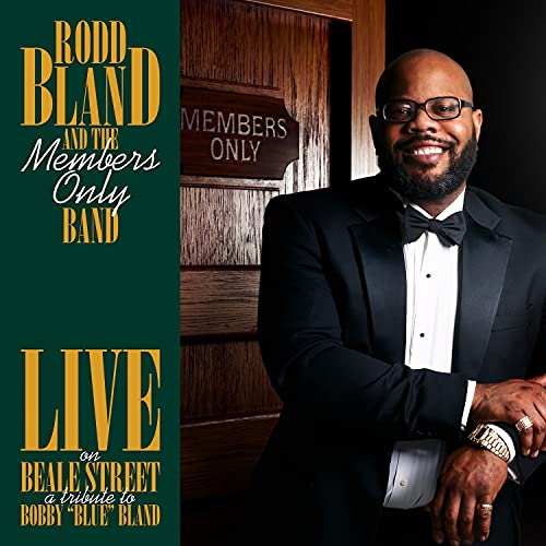 CD cover featuring Rodd Bland in a suit, with text details.