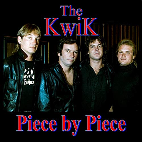 CD cover for The Kwik’s “Piece By Piece” featuring a band portrait.