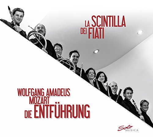 Black and white CD cover featuring a wind ensemble and text.